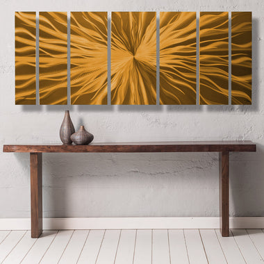 Copper Colored Metal Wall Art