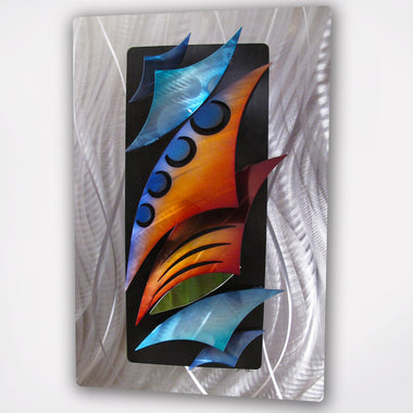 Modern Abstract Metal Wall Sculpture Art by Brian M Jones