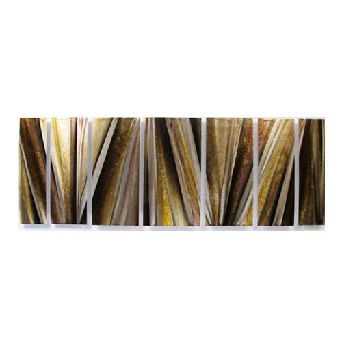 "Infinite Abyss" 68"x24" Earthtone Large Modern Abstract Metal Wall Art Sculpture