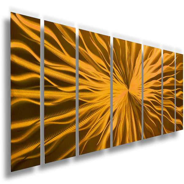 Copper Modern Metal Wall Art