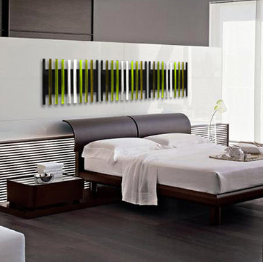 Green Large Modern Wall Sculpture