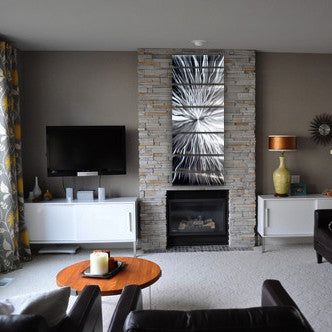 Silver Modern Aluminum Artwork by Brian Jones