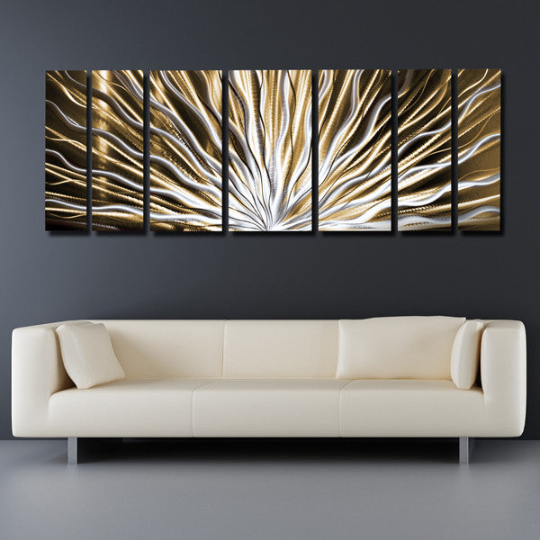 Vibration Modern Metal Wall Art by Brian M Jones