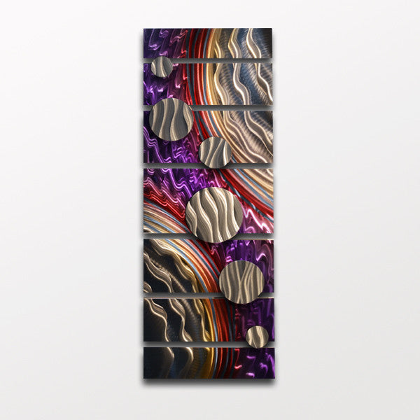 Abstract Metal Circles Wall Art