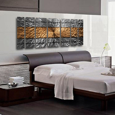 Massive Metal Wall Painting - Copper