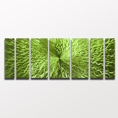 Lime Green Contemporary Metal Wall Art By Brian M. Jones