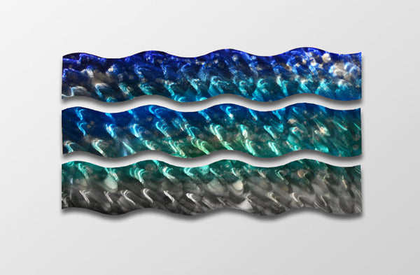 Metal Art Wave Sculpture DV8 Studio