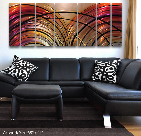 Large Contemporary Metal Wall Art By Brian M. Jones