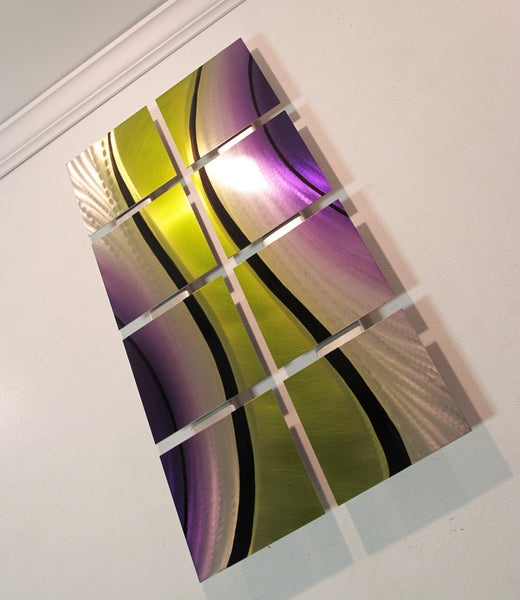 Left Angle Modern Metal Wall Art