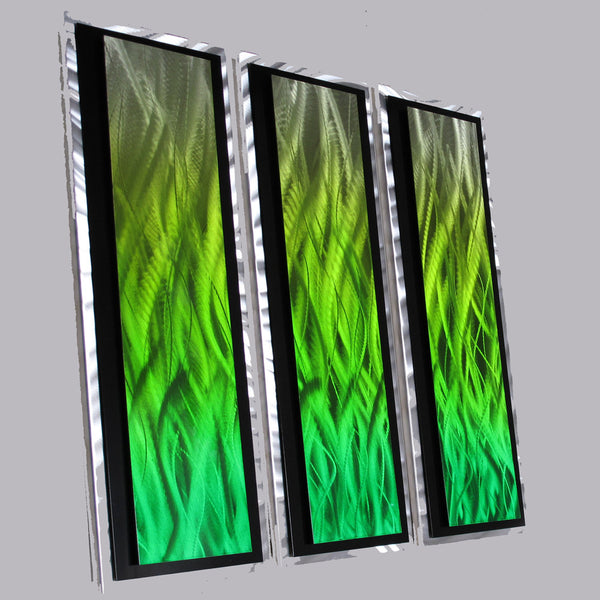 Modern Abstract Metal Wall Art Flames