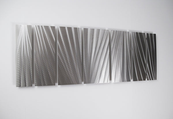 Modern Abstract Metal Wall Art Detail Right