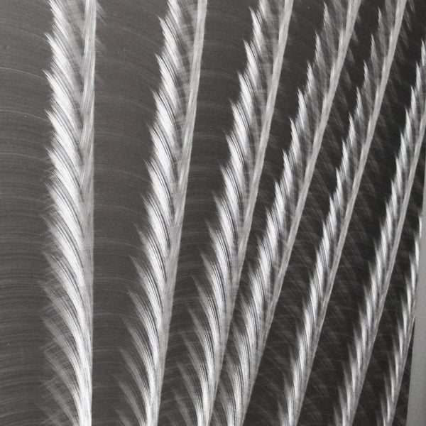 Modern Abstract Metal Wall Art Detail