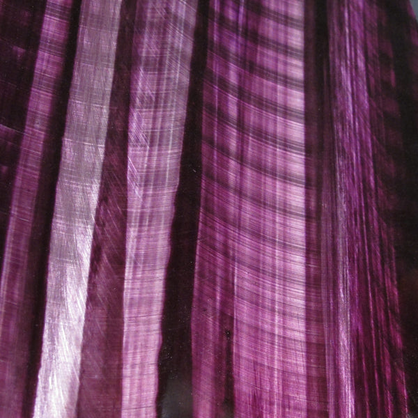 "T10P Reflections Series - Purple Diamonds" 28"x8"x2" Aluminum Modern Abstract Metal Wall Art Sculpture