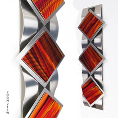 ビンテージ　abstract  sculpture ミッドセンチュリー　右側 ビンテージabstract sculpture ミッドセンチュリー盛永省治