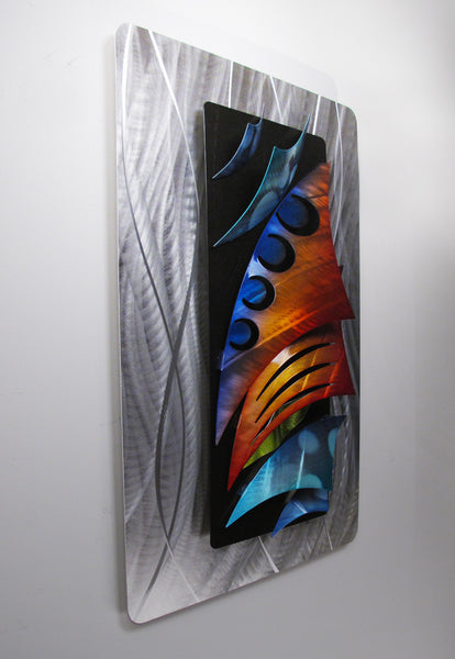 Colorful Abstract Metal Wall Art By Brian M. Jones