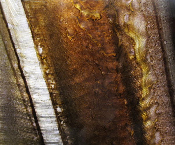 "Infinite Abyss" 68"x24" Earthtone Large Modern Abstract Metal Wall Art Sculpture