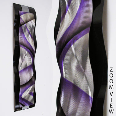 Metal wall sculpture with detail view - DV8 Studio