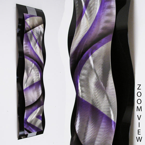 Metal wall sculpture with detail view - DV8 Studio