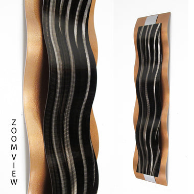 Copper wall decor - Elegant metal sculpture by DV8 Studio