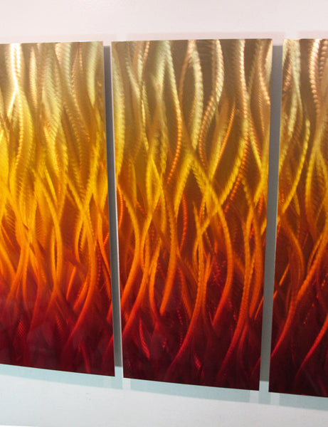 Fire Metal Abstract Wall Art by Brian M. Jones