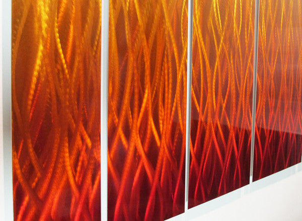 Fire Metal Abstract Wall Art by Brian M. Jones