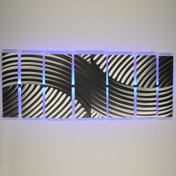 LED Light Wall Art by Brian Jones "Titan" 68"x24"