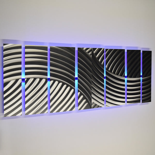 LED Light Wall Art by Brian Jones "Titan" 68"x24"