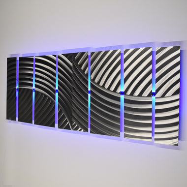 LED Light Wall Art by Brian Jones "Titan" 68"x24"