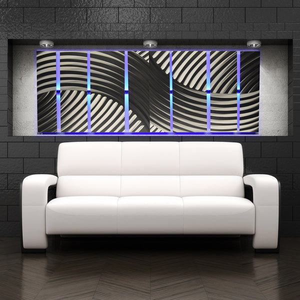 LED Light Wall Art by Brian Jones "Titan" 68"x24"