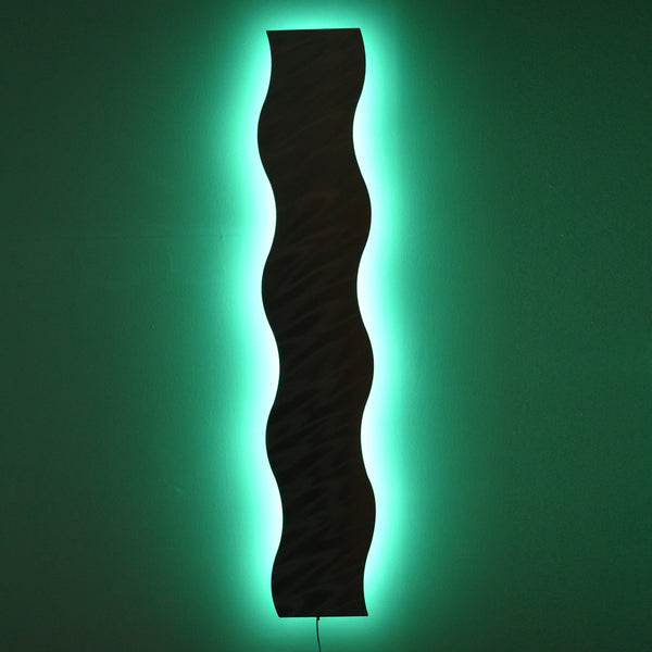 Light Wave Lighted Wall Art with LED Lights