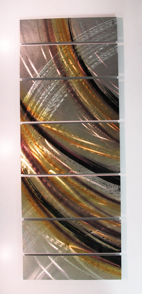 Neutral Colored Contemporary Metal Art