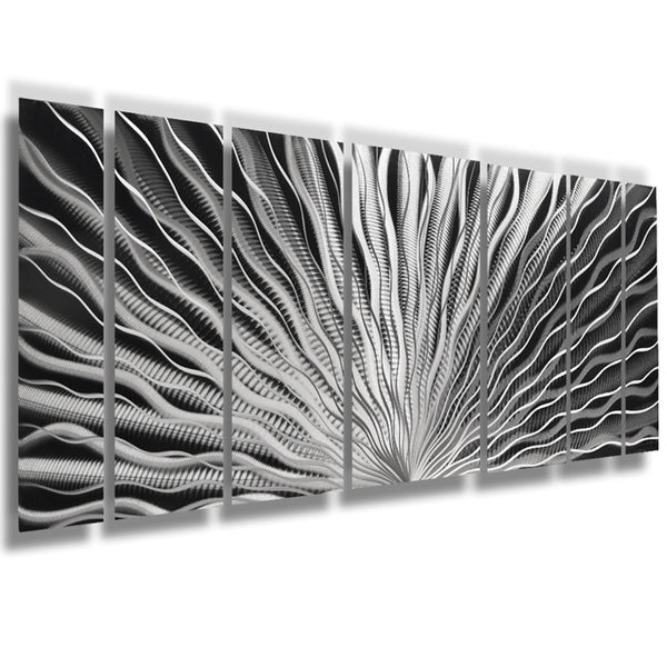 "Vibration" Silver Metal Art by Brian Jones