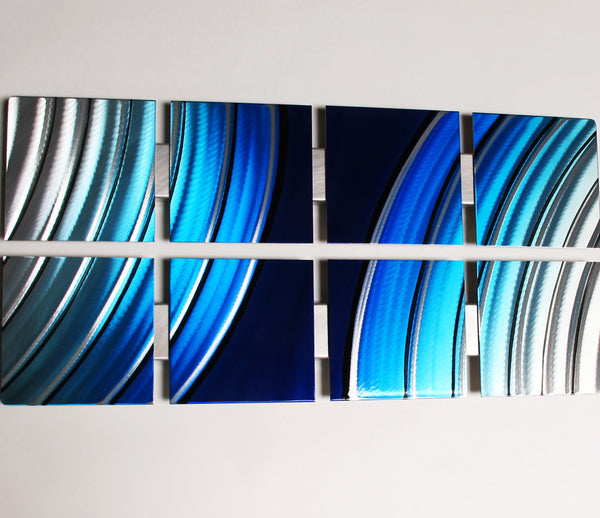 Blue Starlight Modern Metal Wall Panels by Brian M Jones