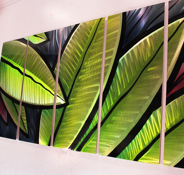 Modern Abstract Metal Wall Art Detail Right 1