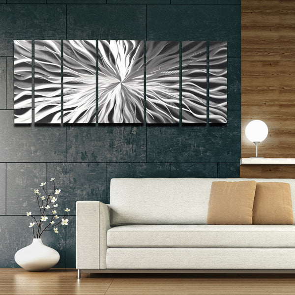 Silver Modern Aluminum Artwork by Brian Jones